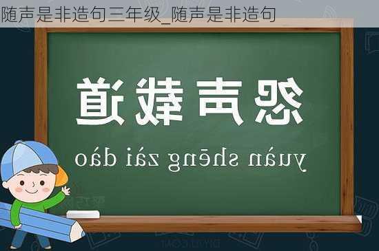 随声是非造句三年级_随声是非造句