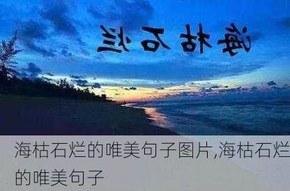 海枯石烂的唯美句子图片,海枯石烂的唯美句子