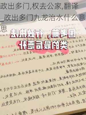 政出多门,权去公家,翻译_政出多门九龙治水什么意思