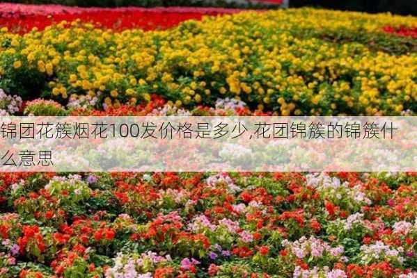 锦团花簇烟花100发价格是多少,花团锦簇的锦簇什么意思