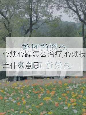 心烦心躁怎么治疗,心烦技痒什么意思