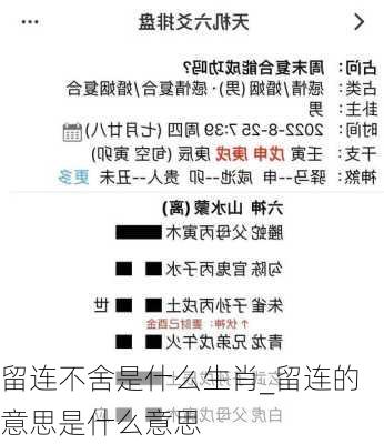 留连不舍是什么生肖_留连的意思是什么意思