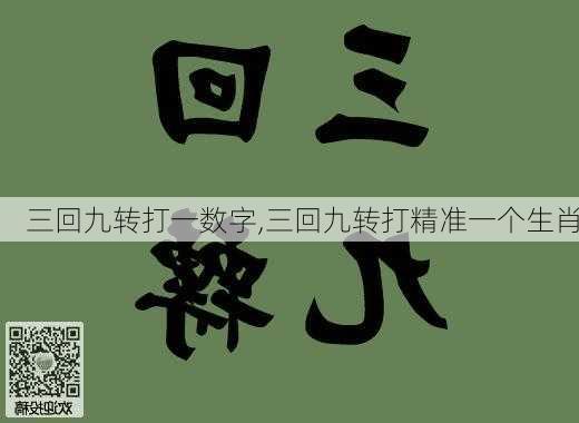 三回九转打一数字,三回九转打精准一个生肖